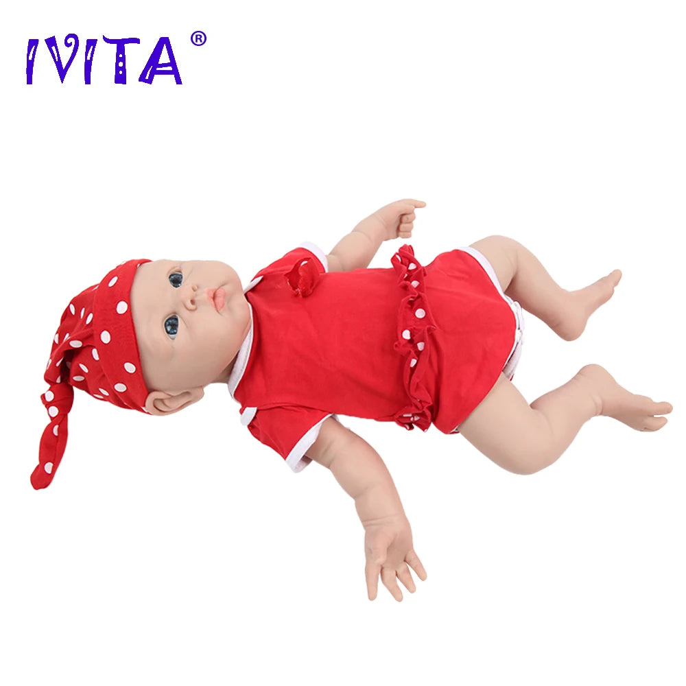 Silicone Reborn Baby Doll Realistic Unpainted Girl Dolls