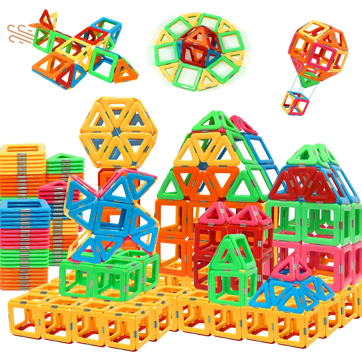 Magnetic Building Blocks Big Size STEM Toys Learning Educational