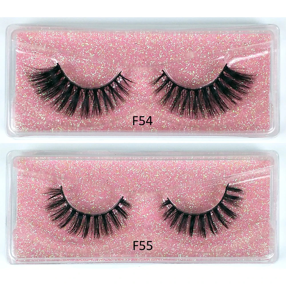 Lashes Bulk Wholesale 30/50/100/200 pcs 3d Mink Lashes Natural Mink Eyelashes Fluffy False Eyelashes