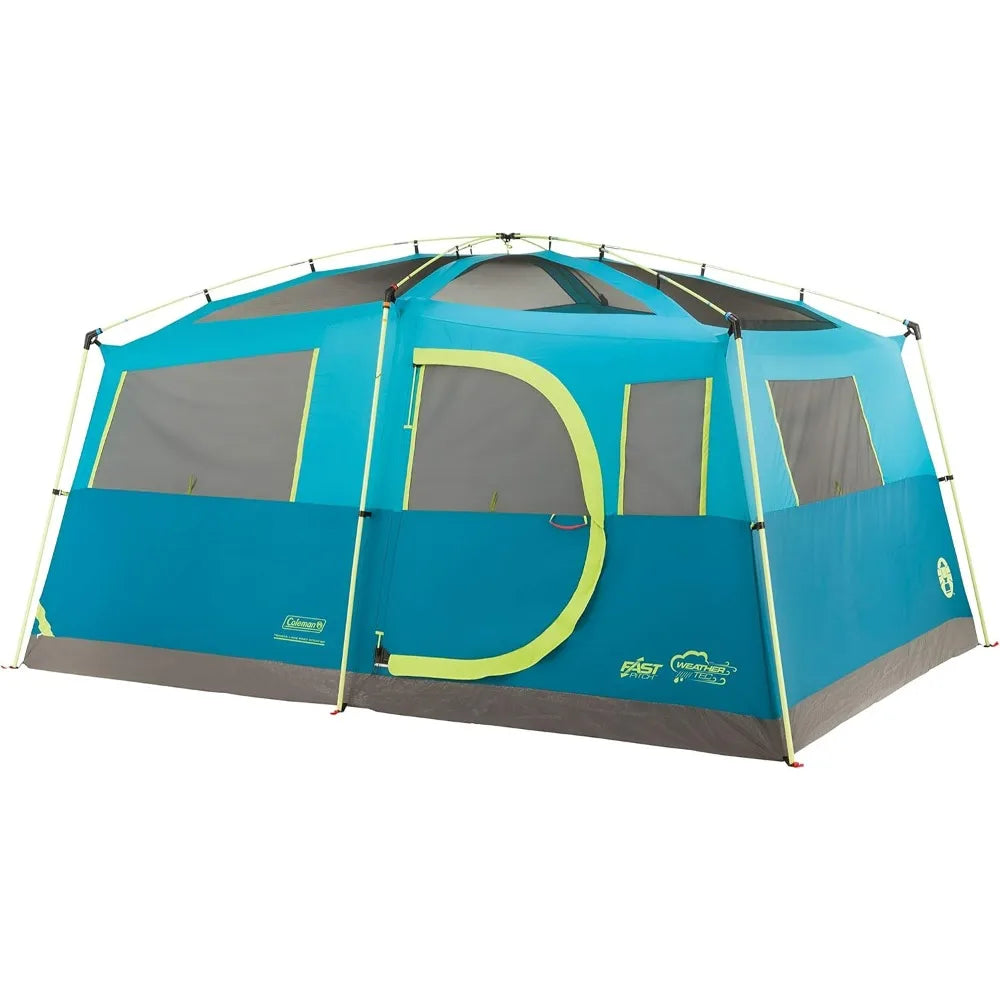 8-Person Camping Tent with Built-in Closet