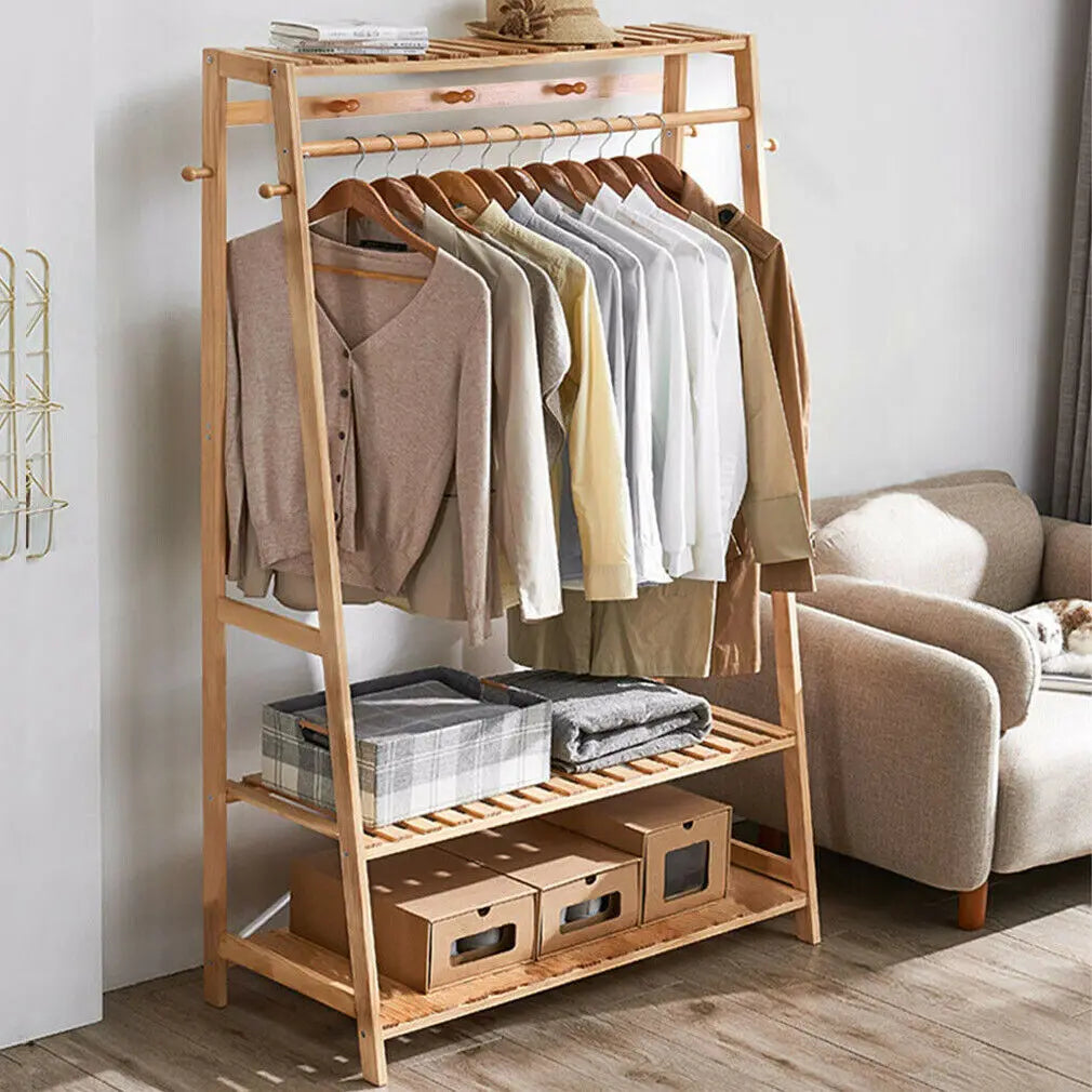 Bamboo Garment Rack