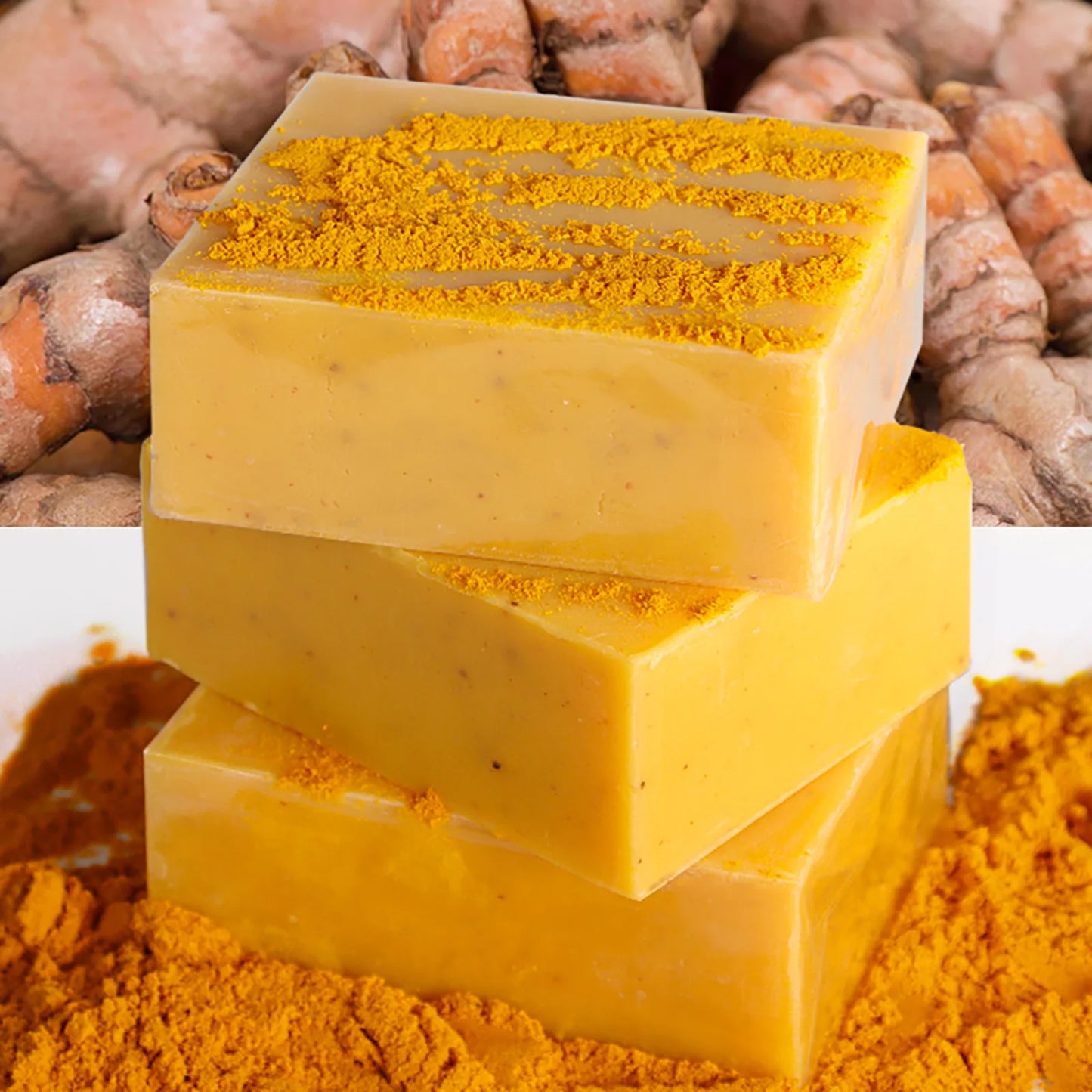 Turmeric Soap, Brighten, Remove Acne, Brightening, Clean Stains, Exfoliates, Even Skin Tone, For All Skin Types