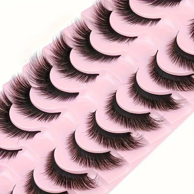 3 boxes of 30 pairs of fox eye eyelashes, natural looking cat eye eyelashes,