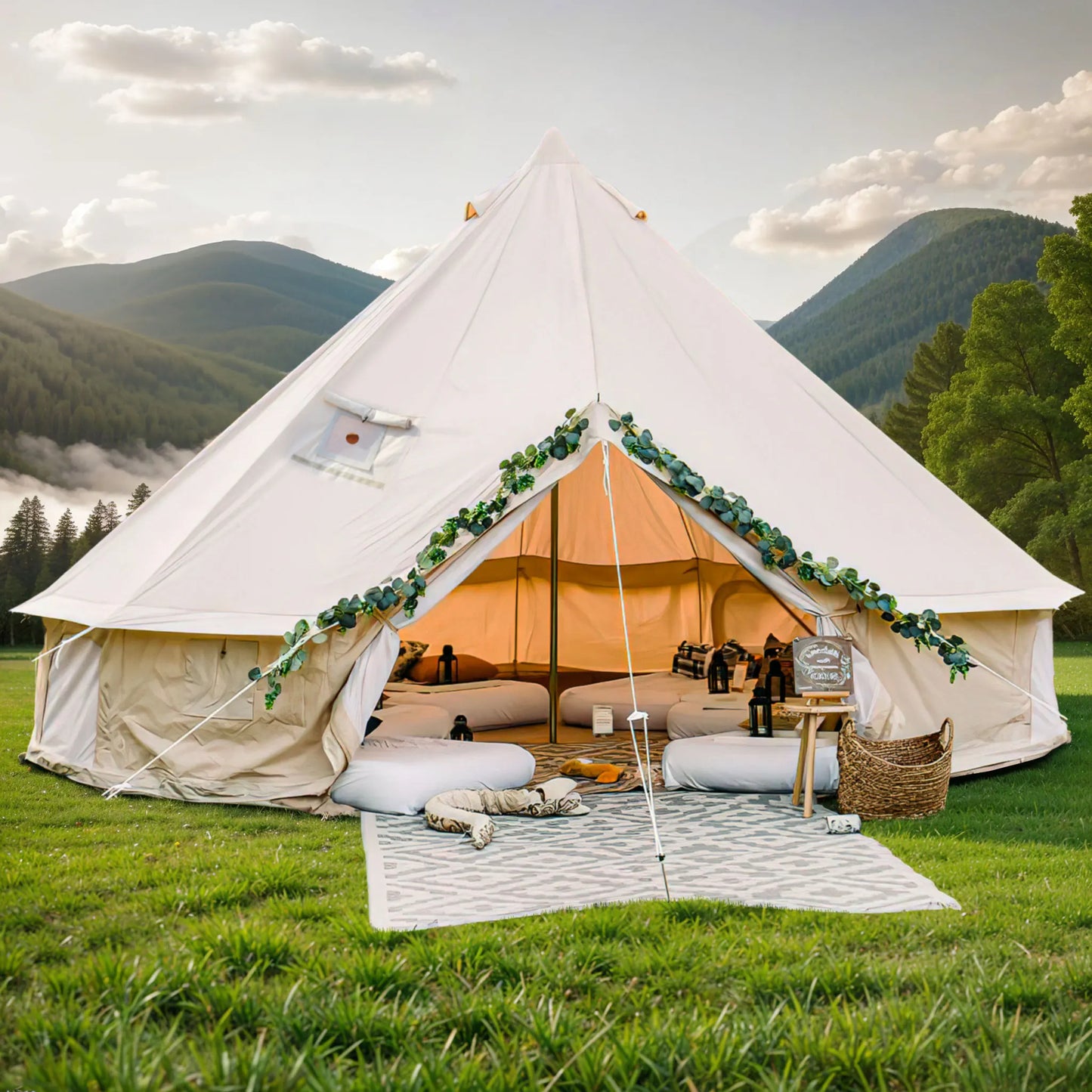 Cotton Canvas Bell Tent