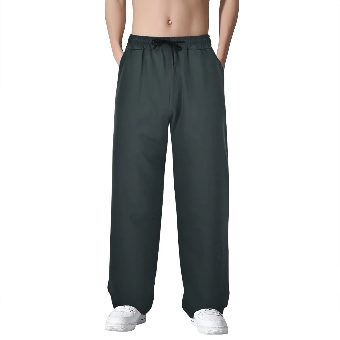 Wide Leg Sweatpants Baggy Men  Straight Wide Leg Pants Streetwear