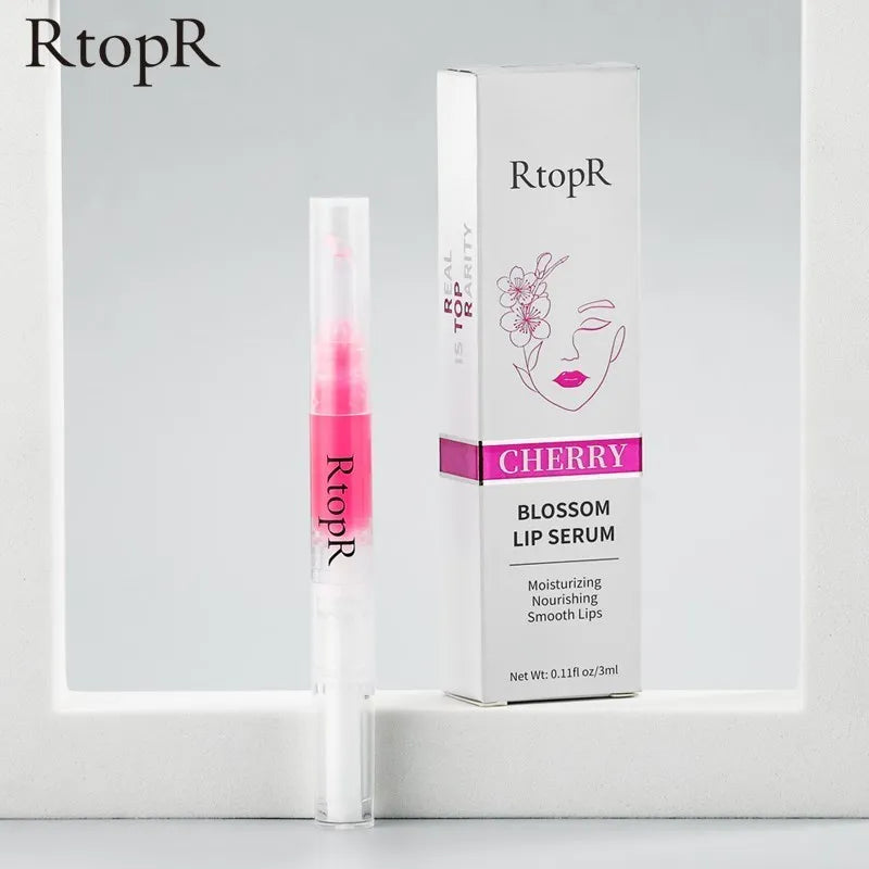 Cherry Blossom Lip  Crack Peeling Repair Reduce Fine Lines Essence Moisturizing Lip Oil