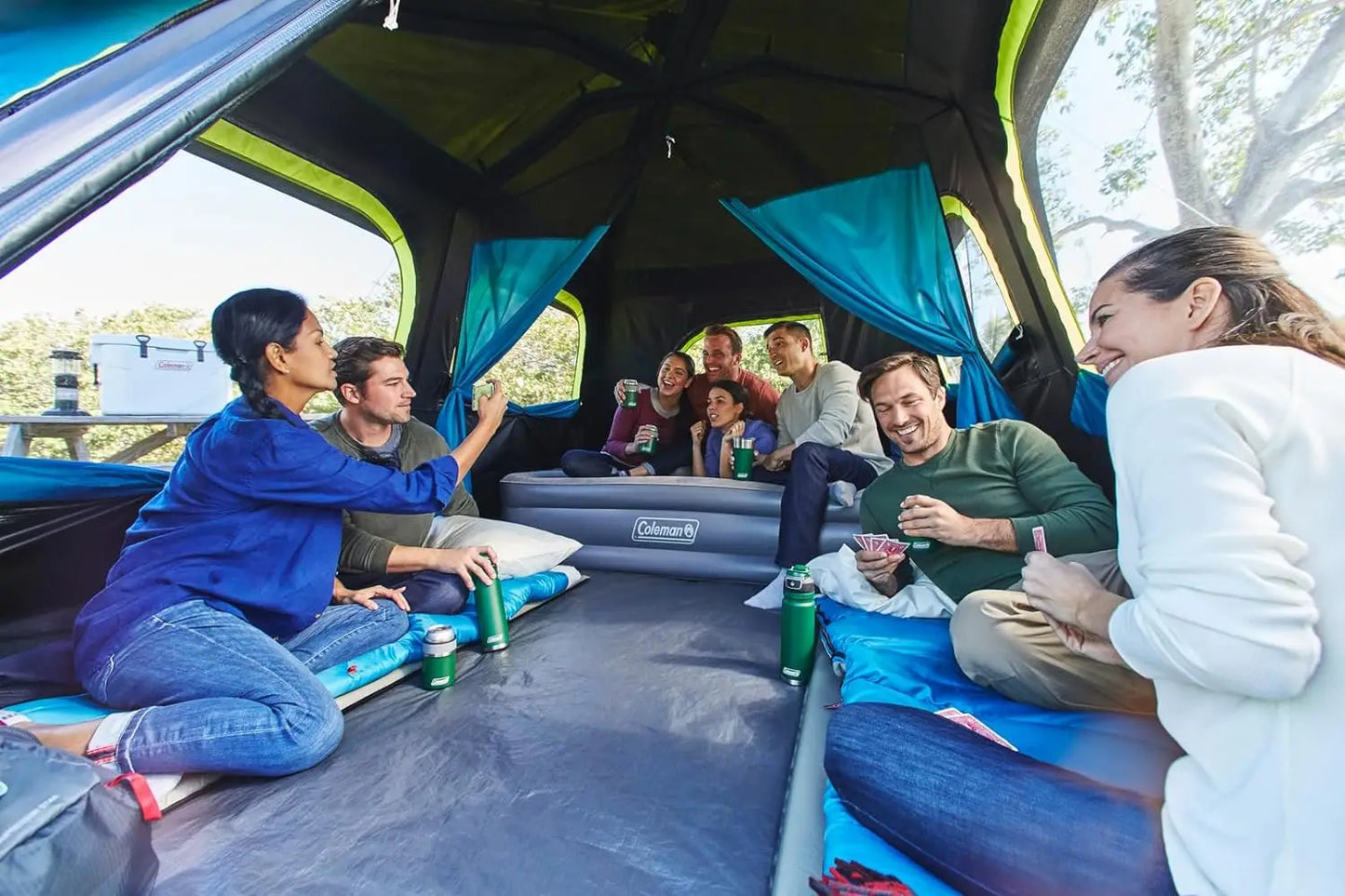 Camping Tent with Instant Setup, 4/6/8/10 Person