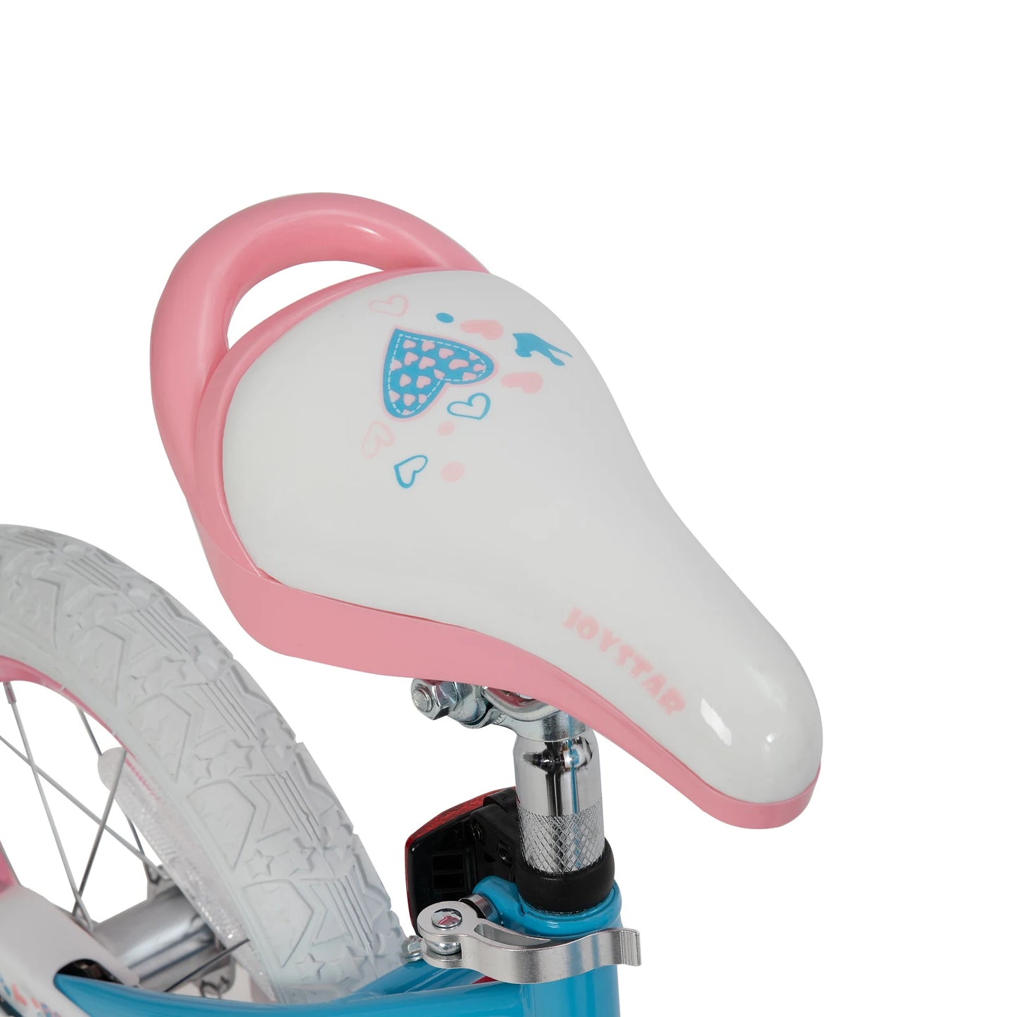 Colorful Girls Bike with Basket & Training Wheels